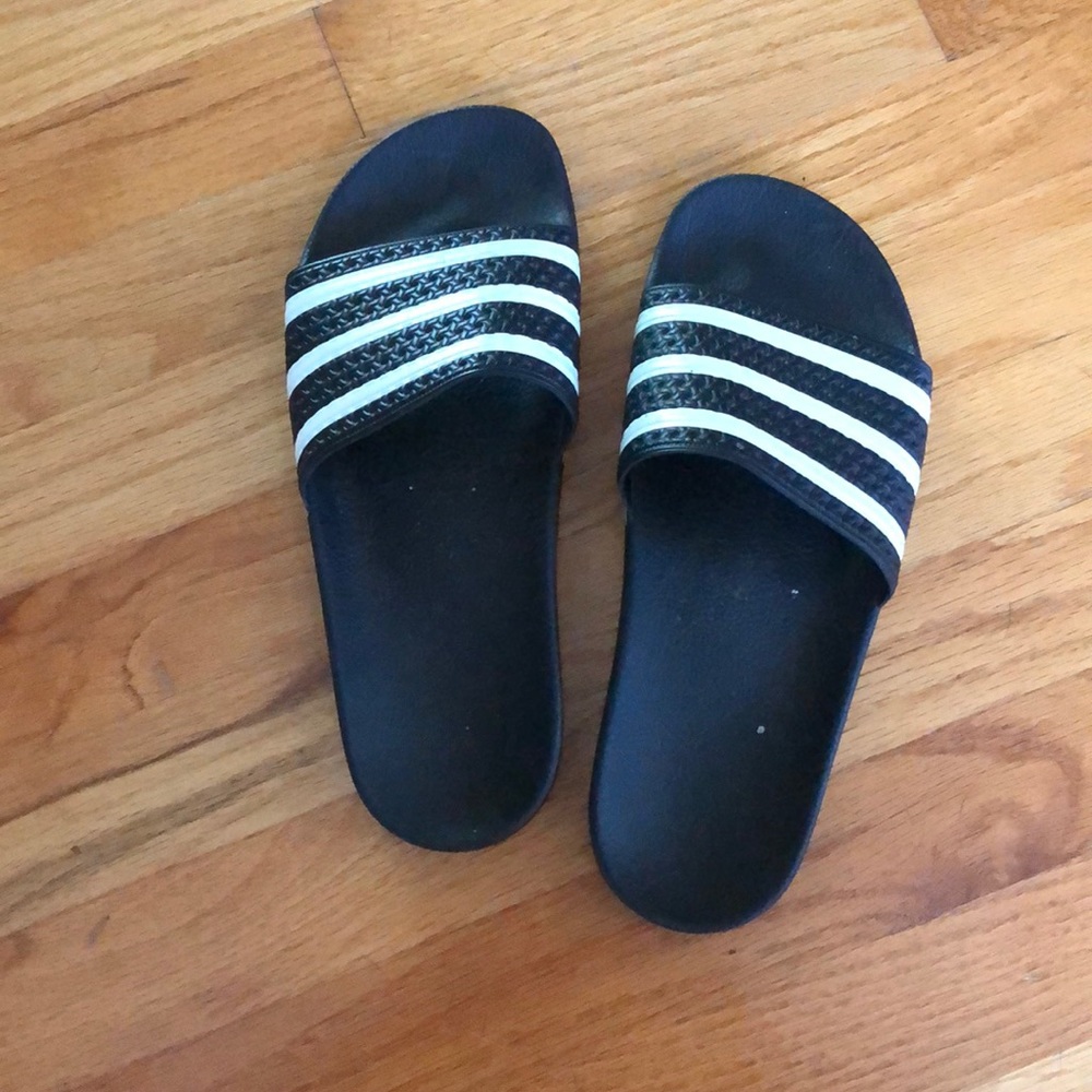 Adidas Adilette slides, barely worn